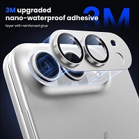 iPhone Duo Premium Lens Protector Silver